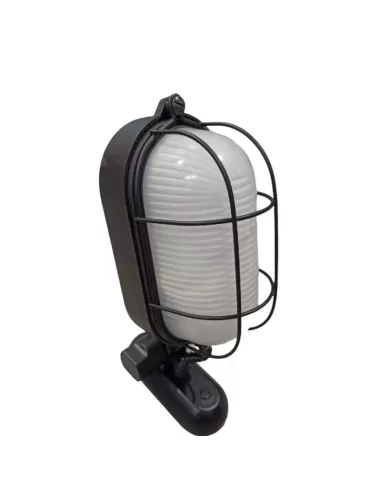 Goccia 4010ne turtle lamp with black cage with adjustable arm 1x60w e27